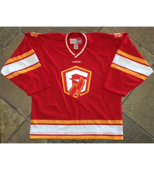 Custom ECHL Atlanta Gladiators Authentic Hockey Jersey Red